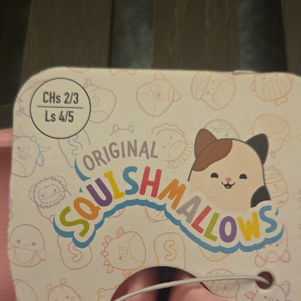 Squishmallows Pink Sandals with Purple Cow Design - Picture 4 of 6